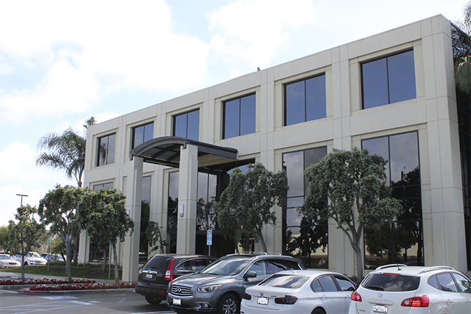 Entrance To The Newport Beach Implant Clinic
