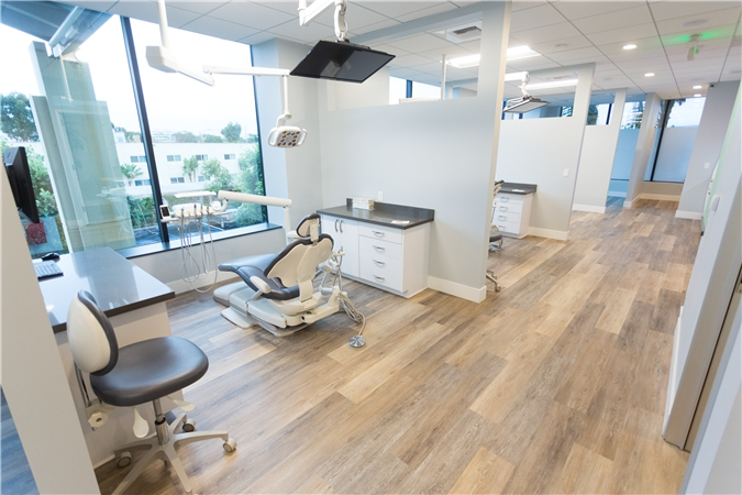 Interior Of The Newport Beach Implant Clinic